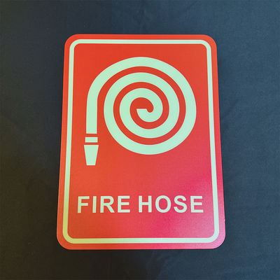 Rectangle Visible Warning Safety Fire Fighting Signs Glow In The Dark