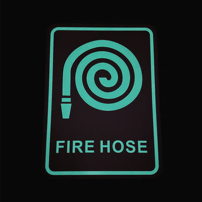 Rectangle Visible Warning Safety Fire Fighting Signs Glow In The Dark
