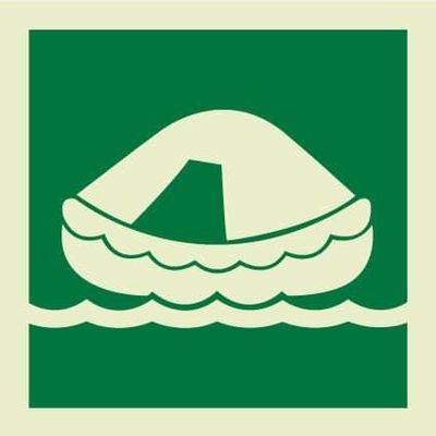 Fotoluminescerende borden IMO Borden voor maritieme gloed in het donker